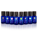 8 Single Note Organic Essential Oil Kit (Bamboo stand, carry bag, guide)