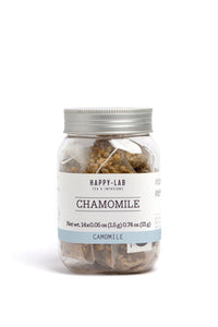 HAPPY-LAB Chamomile-Manzanilla Herbal Tea, 14-Bag Jar