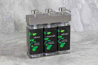 SOLera Black w Rectangular Bottles