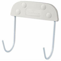 Sunbeam® Ironing Board Holder with Hooks and Wall Bracket with Hardware, White