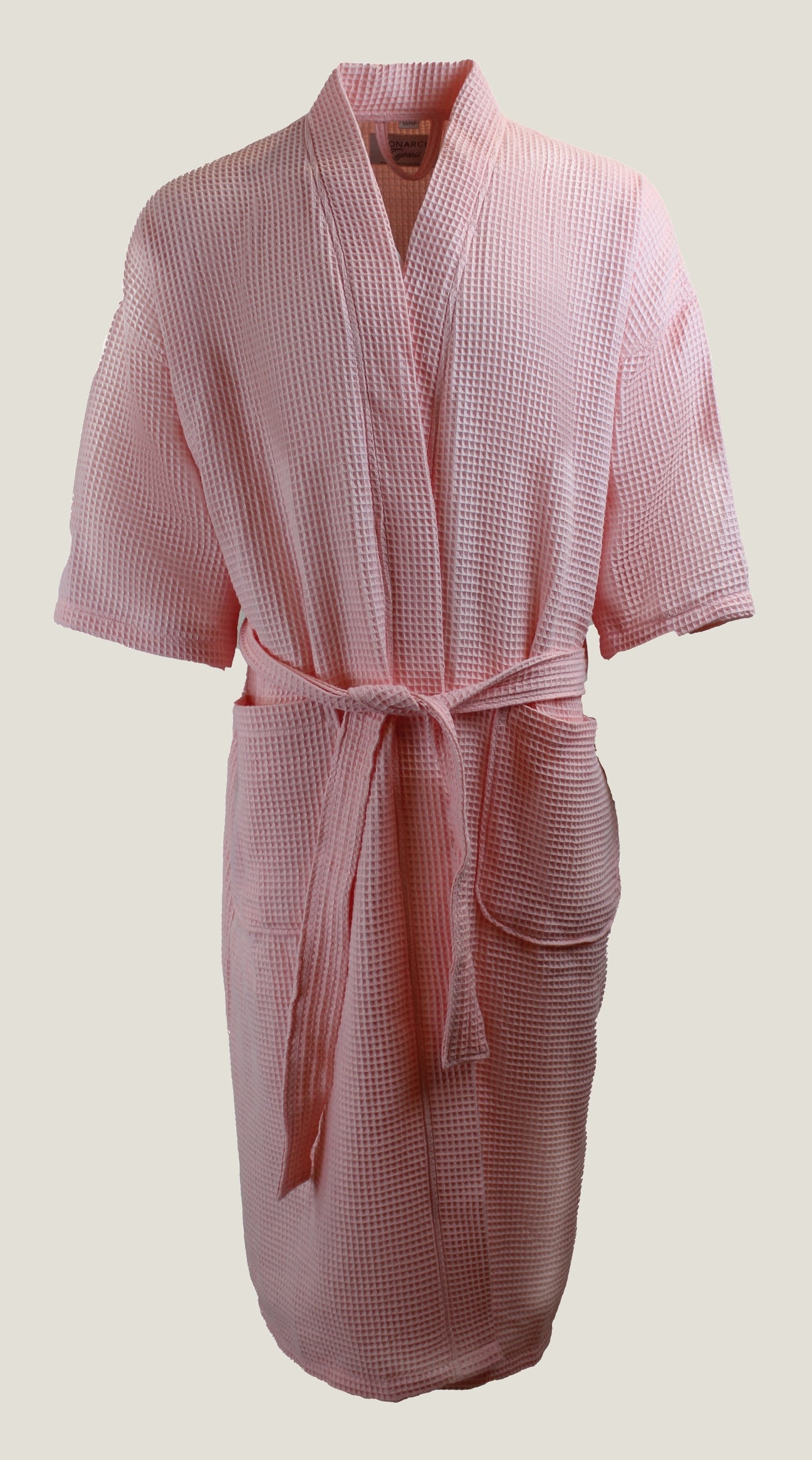 Lightweight Square Waffle Kimono Bathrobe