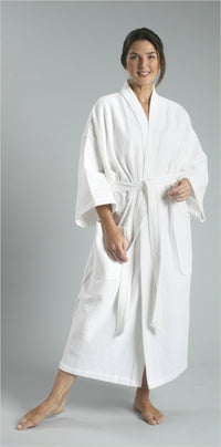 Heavyweight Diamond Waffle Kimono Bathrobe