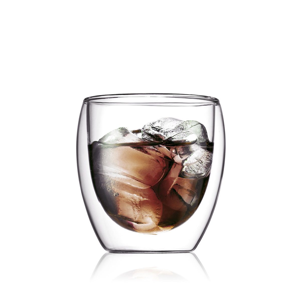 Pavina 2 pcs glass, double wall, extra small, 0.08 l, 2.5 oz,
Transparent