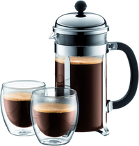 Pavina 2 pcs glass, double wall, small, 0.25 l, 8 oz, USA,
Transparent