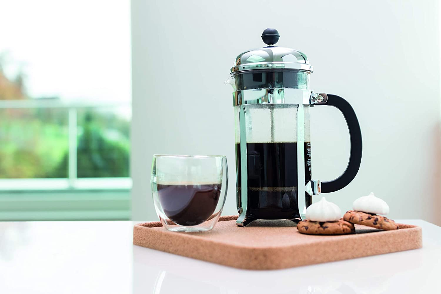 Pavina 2 pcs glass, double wall, small, 0.25 l, 8 oz, USA,
Transparent