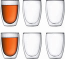 Pavina 6 pcs glass, double wall, medium, 0.35 l, 12 oz,
Transparent