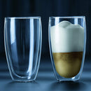 Pavina 2 pcs glass, double wall, large, 0.45 l, 15 oz, USA,
Transparent