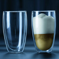 Pavina 2 pcs glass, double wall, large, 0.45 l, 15 oz, USA,
Transparent