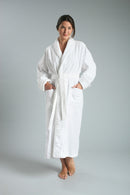 Premium High Low Square Terry Shawl Bathrobe
