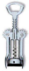 Wing Corkscrew, Auger Worm, Chrome Plated