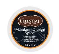 Celestial Seasonings® Mandarin Orange Spice Tea Tea - Herbal Tea Kosher De-Caffeinated K-Cups