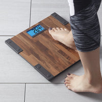 Digital Glass Bathroom Scale, Farmhouse Design
