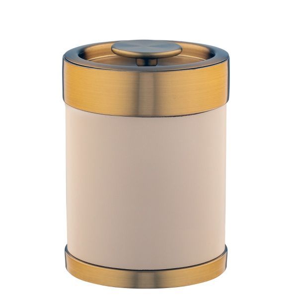 Gold Rush Stainless Ice Bucket Beige