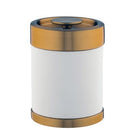 Gold Rush Stainless Ice Bucket White