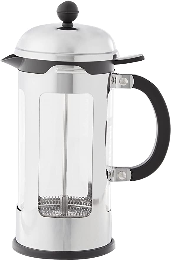 Chambord French Press Coffee Maker, 8 cup, 1.0 l, 34 oz,
stainless steel, Shiny