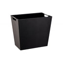 Handlebar Rectangle Wastebasket Black