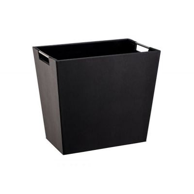 Handlebar Rectangle Wastebasket Black