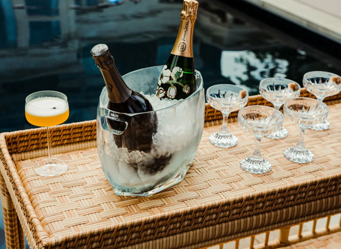 Vanity 1 Gallon Champagne Chiller
