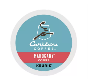 Caribou Coffee® Mahogany Dark Roast Kosher / Rainforest Alliance Caffeinated K-Cups
