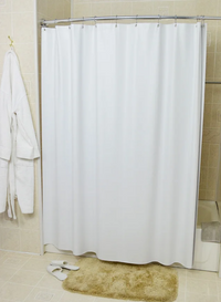 6 Gauge Vinyl Curtain Liner, White