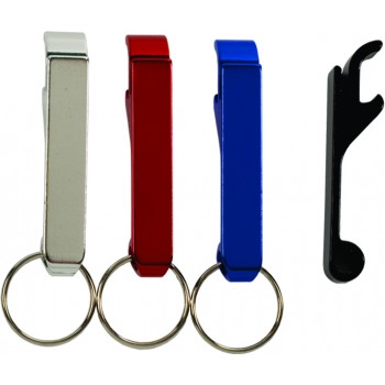 Key Ring Aluminum Bottle Opener, Anodized Finish