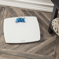 Pure White Digital Glass Bathroom Scale