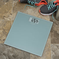 Digital Glass Spa Blue Bathroom Scale