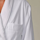 Microfiber Shawl Bathrobe, Plush Lined