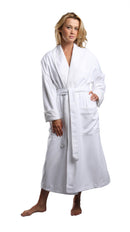 Microfiber Shawl Bathrobe, Terry Lined
