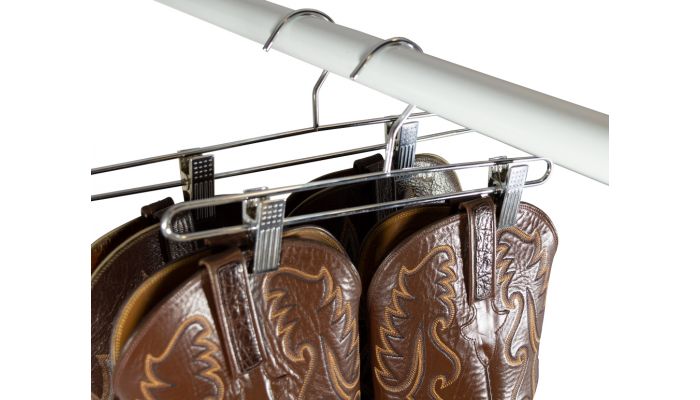 14" Chrome Metal Bottom Hanger W/ Clips