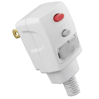 Hair Dryer Wall Mount 1500 Watts Auto Safety Shut Off Nightlight White