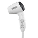 Hair Dryer Wall Mount 1500 Watts Auto Safety Shut Off Nightlight White
