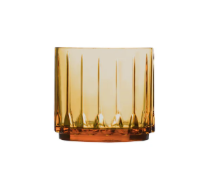 Tryst Stackable 10.5oz Amber Old Fashioned