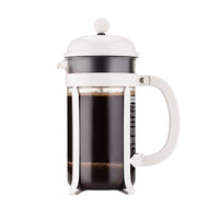 Chambord French Press Coffee Maker, 8 cup, 1.0 l, 34 oz,
stainless steel, Off White