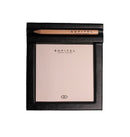 Notepad Holder, 3.4"x3.4" Paper, Faux Leather & Wood