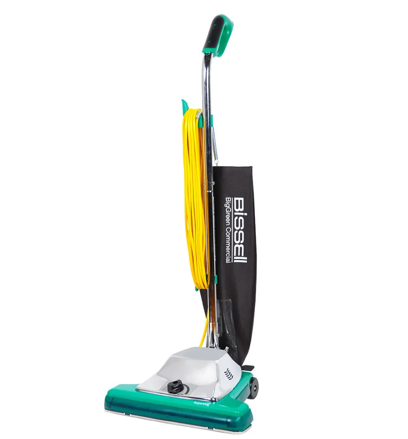 ProBag 16" Advance Filtration Commercial Upright vacuum, 870 watt motor, Comfort-Grip Handle, 50' power cord, Advance Filtration outer bag with disposable inner Advance Filtration bag, magnet bar