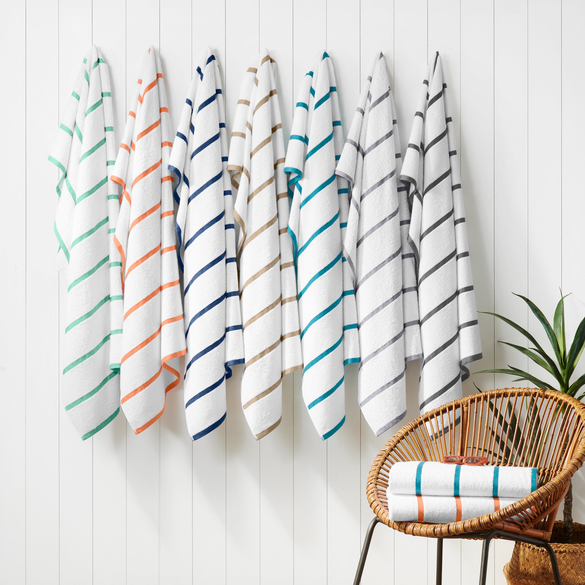 Las Rayas 30"x60" 100% Ringspun Cotton Beach & Pool Towels