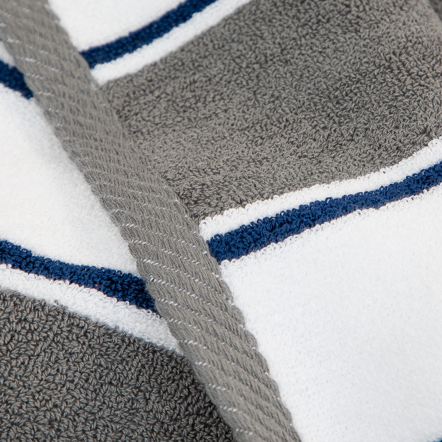 Pool Towel, 100% Cotton, 25#, Pinstripe