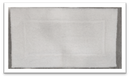 Bath Rug with Latex Backing 21"x34" 1700gsm 100% Cotton Tufted Bath Rug w Frame Design