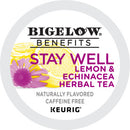 Bigelow® Stay Well® Herbal Tea Hot Tea - Black/Decaf Kosher De-Caffeinated K-Cups