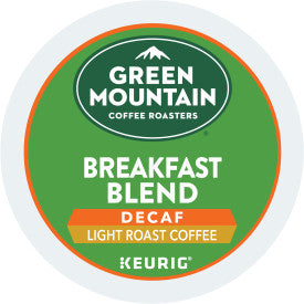 Green Mountain Coffee Roasters® Breakfast Blend Decaf Light Roast Kosher De-Caffeinated K-Cups