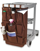12 Pocket Caddy Bag, Brown