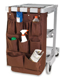 9 Pocket Caddy Bag, Brown