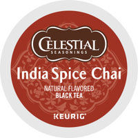 Celestial Seasonings® India Spice Chai Tea - Black Tea Kosher Caffeinated K-Cups