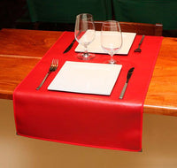 Table Runner 17"x27", Faux Leather