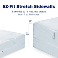 Platinum Waterproof Mattress Encasement with Mattress Pad