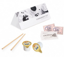 Condiment Kit - 2 Sugars, 2 Sugar Substitutes, 2 half & easy non-dairy creamer, 2 wooden stirrer