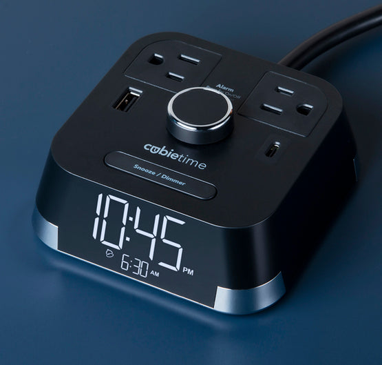 CubieTime Alarm Clock Black