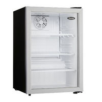 Compact Refrigerator 2.6 cu. ft. Glass Front