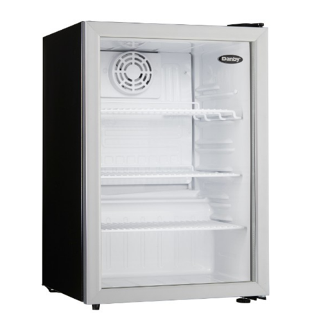 Compact Refrigerator 2.6 cu. ft. Glass Front